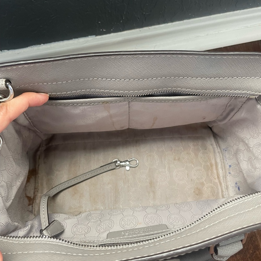 Michael Kors Gray Handbag - Picture 4 of 14